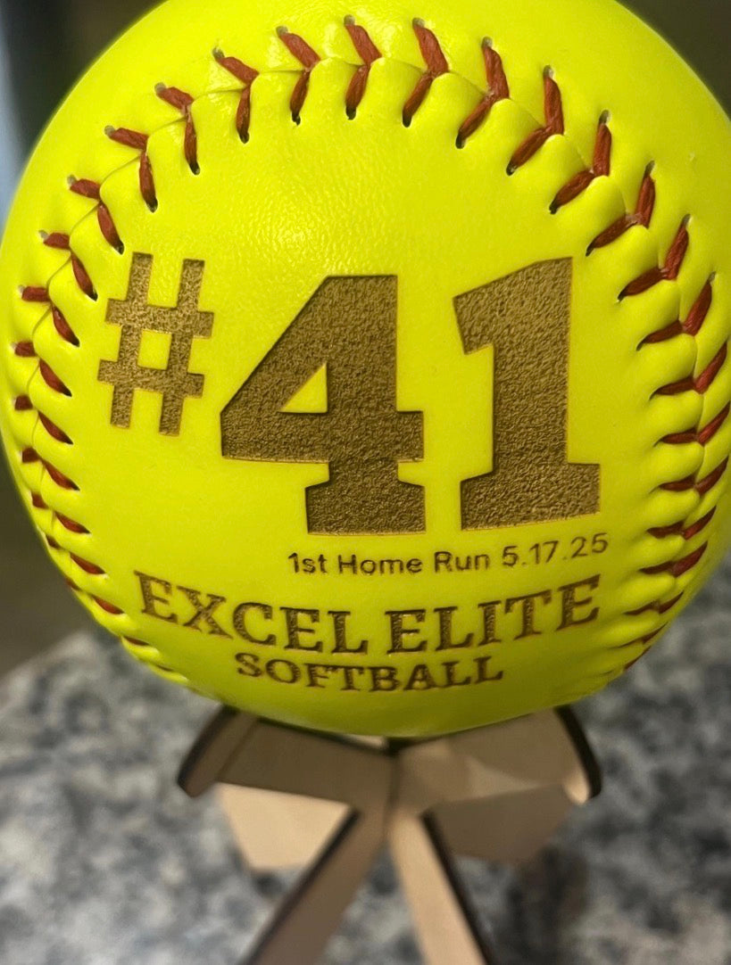 Engraved Baseball/Softball