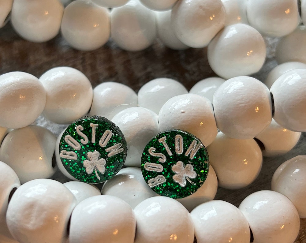Boston Celtics Stud Earrings