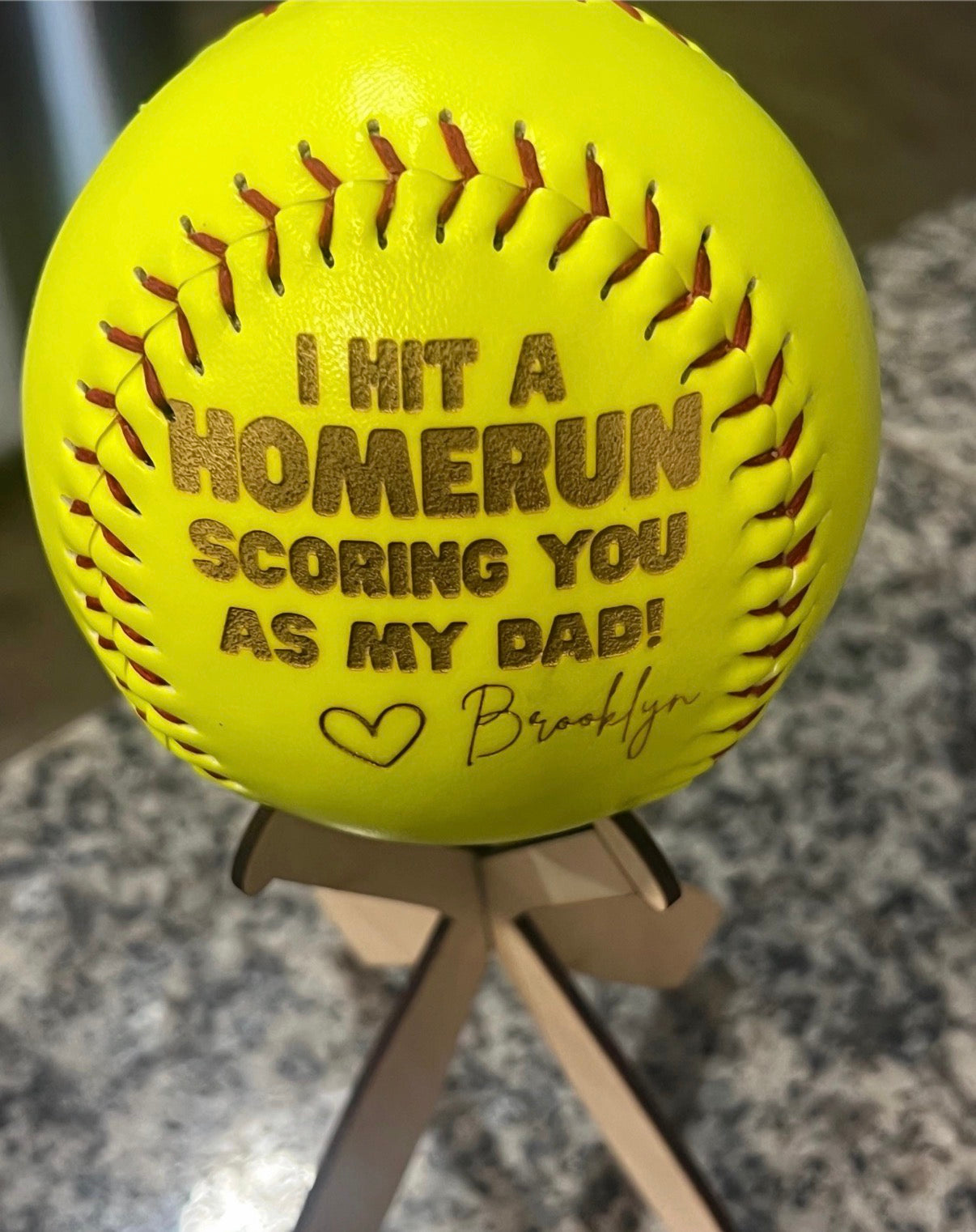 Engraved Baseball/Softball