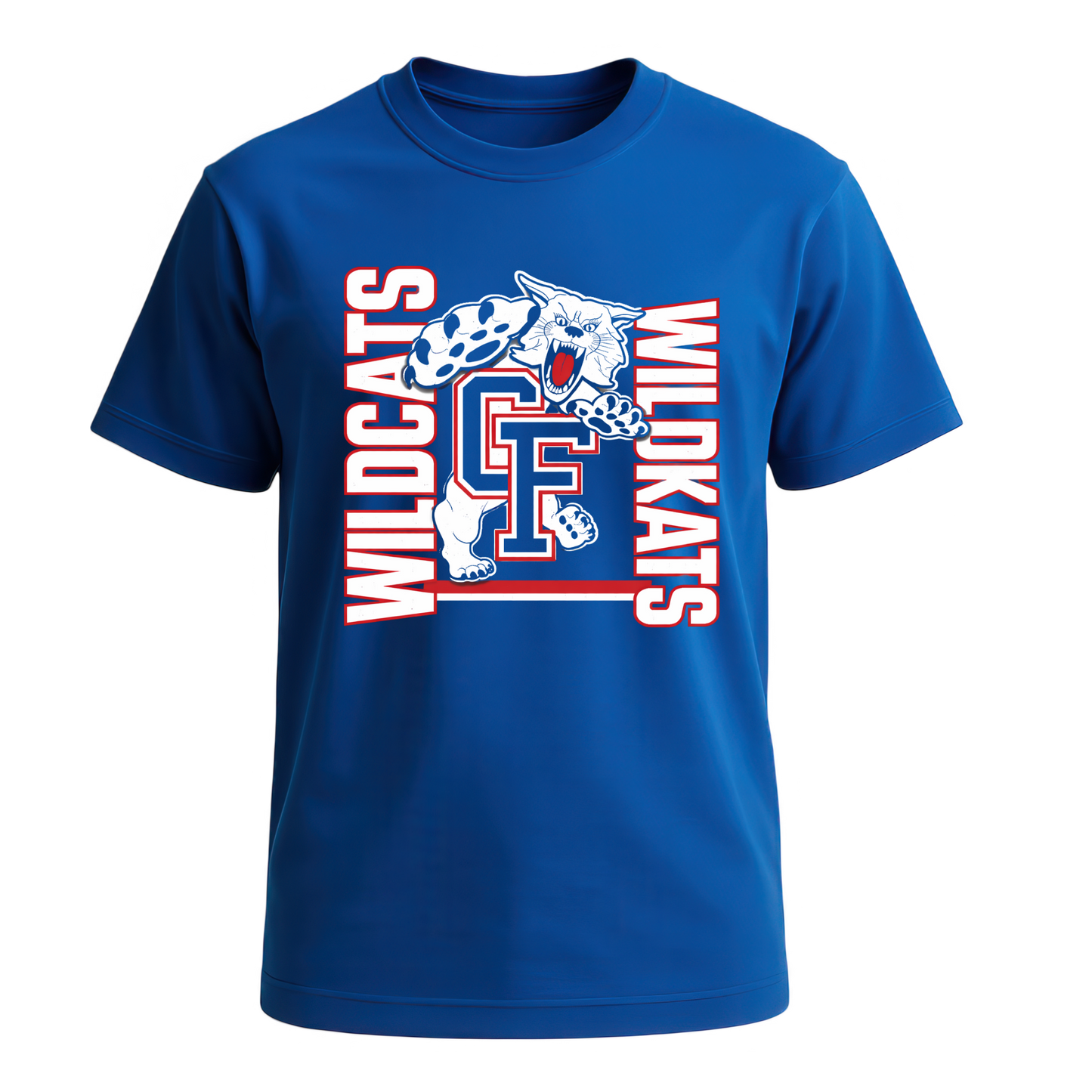 Throwback Cfalls Tshirt- WILDCKATS- Adult